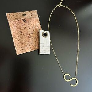 Initial “S” Necklace